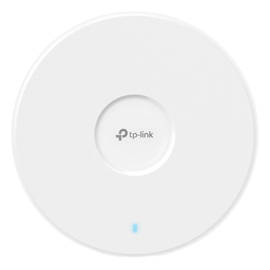 Punto de Acceso Omada / Wi-Fi 7 BE9300 MU-MIMO 2x2 / 1 Puerto 2.5 Gbps / Mesh Omada / Operaciones Multiencale (MLO) / Configuración por Controlador o Stand-Alone / Para Montaje en Techo/pared / Alimentación PoE+