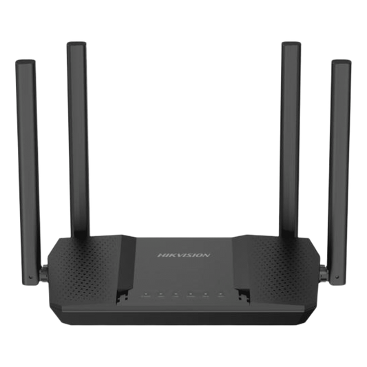 Router Inalámbrico WISP Gigabit / Hasta 1200 Mbps / Doble Banda AC (2.4 GHz y 5 GHz) / 3 Puertos LAN 10/100/1000 Mbps + 1 Puerto WAN 10/100/1000 Mbps /  4 Antenas Externas Omnidireccional de 5 dBi / Interior