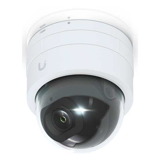 Cámara IP UniFi G5 Domo Ultra, de bajo perfil para interior, 2K (4MPX), ángulo amplio 102.4°, visión nocturna IR hasta 20 mts, detección de eventos, para pared o techo