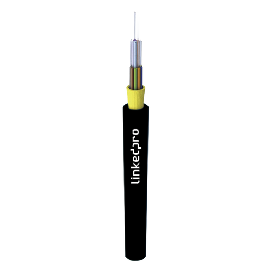 Cable de Fibra Óptica Monomodo 9/125, 6 Hilos, Interior/Exterior, Tight Buffer 900µm, OFNR Riser, Dieléctrica, Precio Por Metro, (Hasta 2000 Metros en un Solo Tramo de Cable)