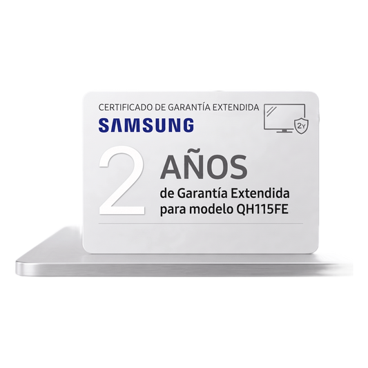 Extension de garantia para pantallas profesionales modelo QH115FE