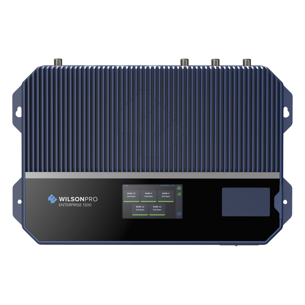 Amplificador de señal celular Enterprise 1300/ Mejora las llamadas convencionales y VoLTE / Soporta los datos de las tecnologías 2G, 3G y 4G de TELCEL, AT&T y MOVISTAR / Función MT y XDR.