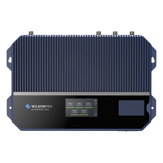 Amplificador de señal celular Enterprise 1300/ Mejora las llamadas convencionales y VoLTE / Soporta los datos de las tecnologías 2G, 3G y 4G de TELCEL, AT&T y MOVISTAR / Función MT y XDR.