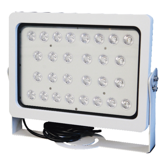 Lampara IR de Luz Estroboscópica / Luz LED Alta Potencia / 28 Lámparas LED / Cuerpo de Aleación de Aluminio / Vidrio Templado / IP66