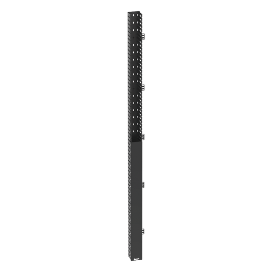 Organizador Vertical IN-Cabinet, Sencillo (Solo Frontal), Para Uso Con Gabinetes Panduit, 40 UR, 4.2 in de Ancho, Color Negro