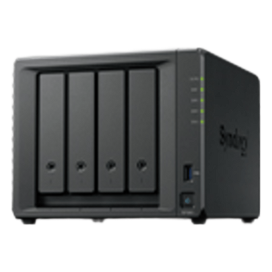 NAS Dispositivo de Protección de Datos Synology ActiveProtect DP340 | 14.5 TB de Capacidad de Copia de Seguridad | RAID 5 con 4 HDD de 8 TB | RAID 1 con 2 SSD de 400 GB | Puerto RJ-45 de 10 GbE | Protección contra Ransomware | Inmutabilidad