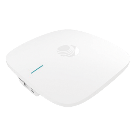 Access Point cnPilot XE3-4 WiFi 6/6E 802.11ax (2.4, 5 y 6 GHz), 3 radios definidos por software (SDR), MU-MIMO 4x4, Políticas de control de aplicaciones, hasta 1,500 clientes, gestión desde la nube, hasta 6.6 Gbps.