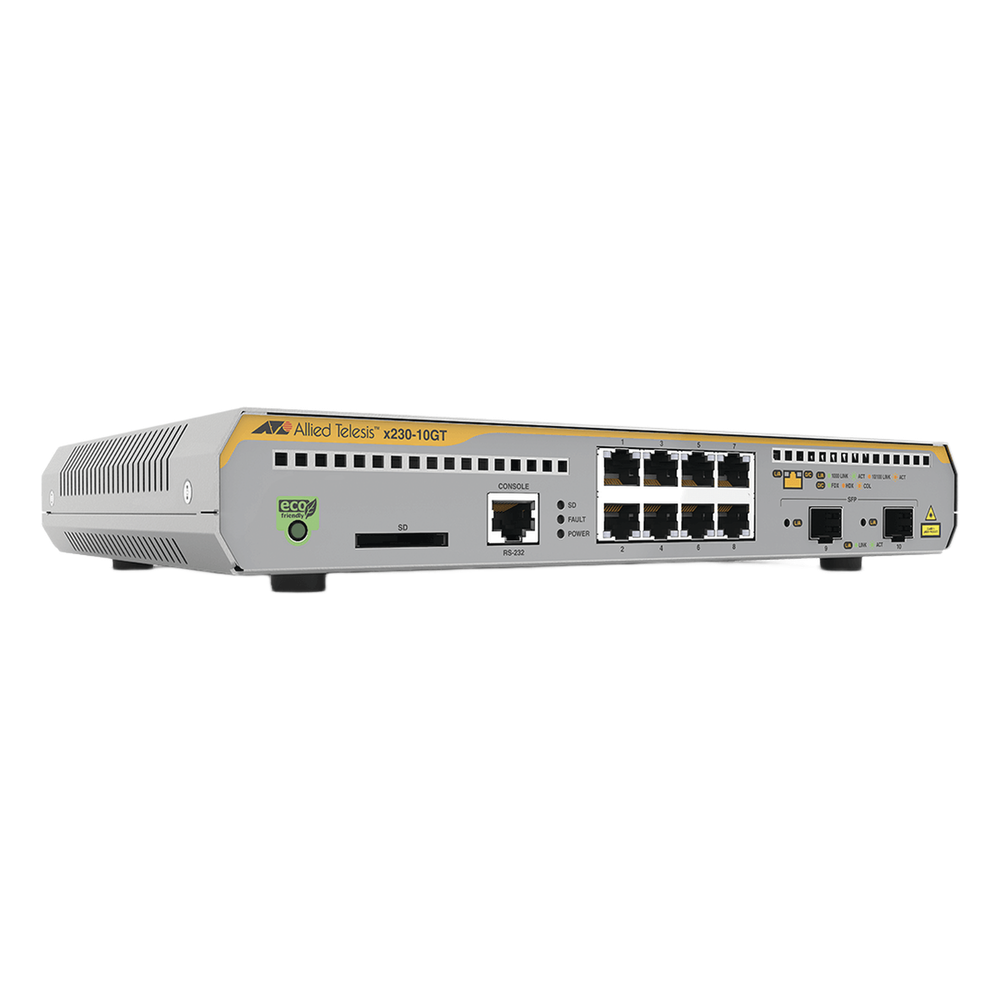 Switch Administrable Capa 3, 8 puertos 10/100/1000 Mbps + 2 puertos SFP Gigabit