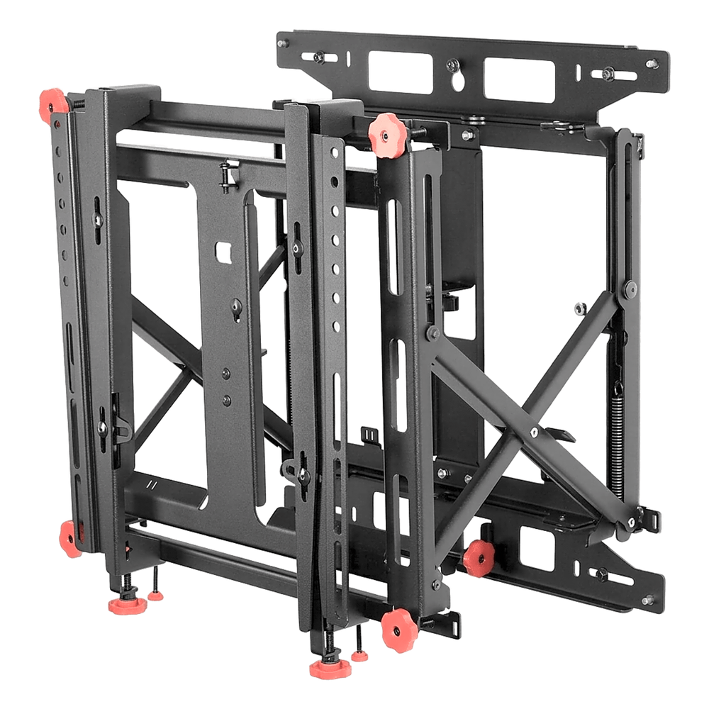 Soporte Muro para video wall LCD / Liberación Rápida / Para Pantallas 46"-60" / Ajuste Micro Sin Herramientas XYZ 1.5" / VESA 600x400 mm / Carga Máxima 56Kg / Gestión Integrada de Cables