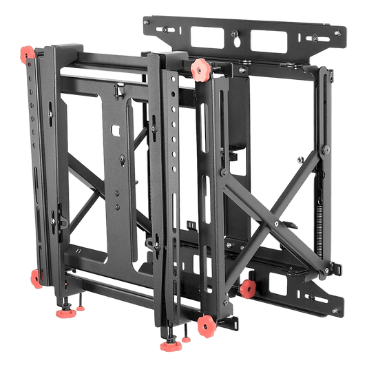 Soporte Muro para video wall LCD / Liberación Rápida / Para Pantallas 46"-60" / Ajuste Micro Sin Herramientas XYZ 1.5" / VESA 600x400 mm / Carga Máxima 56Kg / Gestión Integrada de Cables