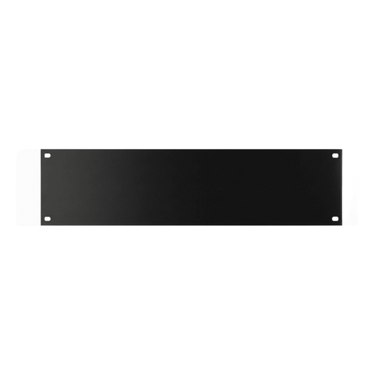 Tapa Ciega para Rack de 19 Pulgadas, 2 UR, Acero Negro