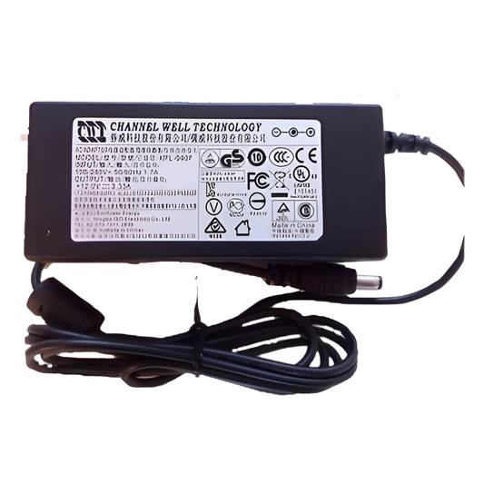 Fuente de Poder Regulada 12 Vcc / 3.3 Amp. / Conector 5.5 mm / Recomendado para DVR´s y PTZ TURBOHD