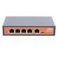 Extensor PoE / Entrada hasta 90 W / 4 puertos Gigabit PoE salida 802.3 af/at / Extensor PoE hasta 250 m / No administrable