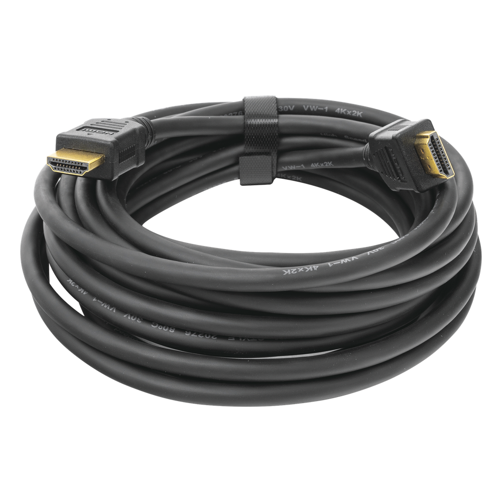 Cable HDMI de 5 Metros (16.40 pies) (High Speed) / Resolución 4K / Soporta Canal de Retorno de Audio (ARC)/ Soporta 3D / Blindado para Reducir Interferencia / Chapado en Oro / Alta Resistencia y Durabilidad.
