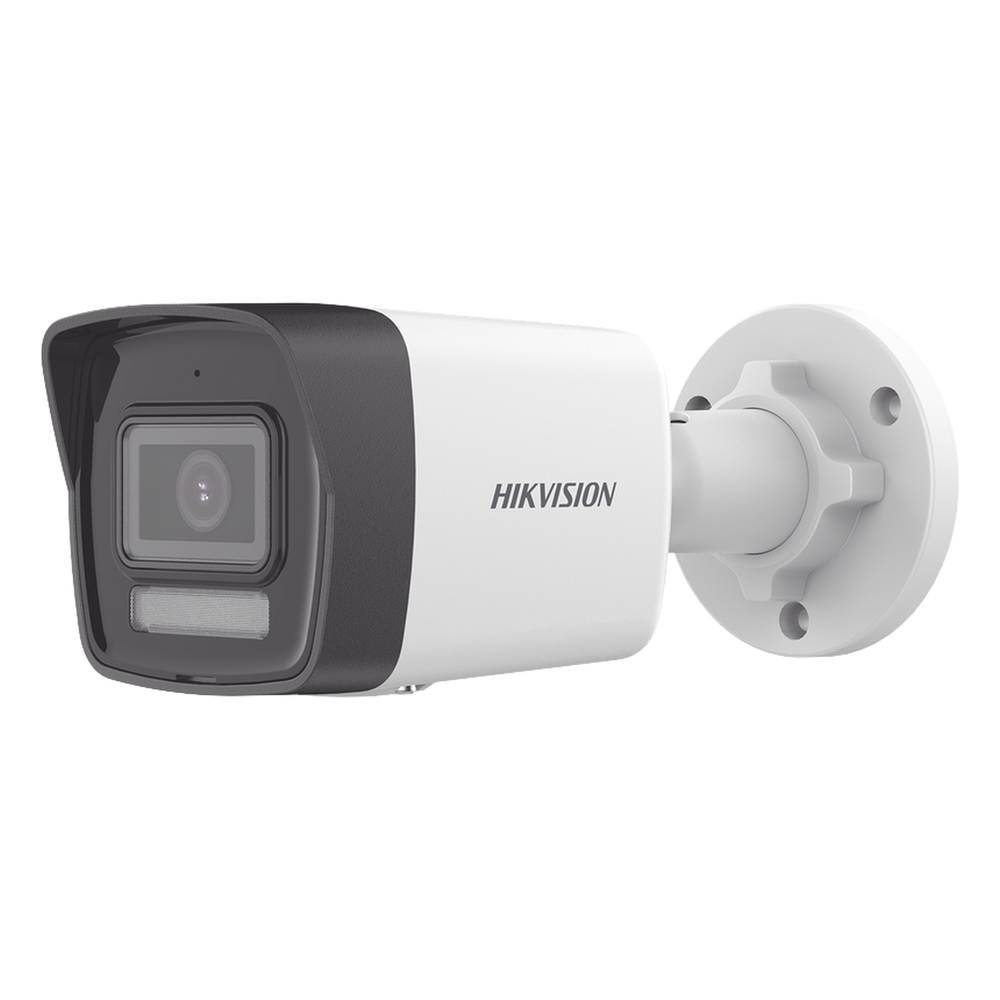 [Dual Light] Bala IP 4 Megapixel / Lente 2.8 mm / 30 mts IR + 30 mts Luz Blanca / Micrófono Integrado / ACUSENSE Lite / Exterior IP67 / H.265 / PoE  / Micro SD