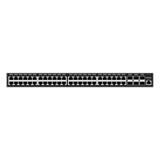 Switch Gigabit  Administrable / 48 puertos 10/100/1000 Mbps + 6 Puertos SFP+ / Compatible con GWN Cloud.