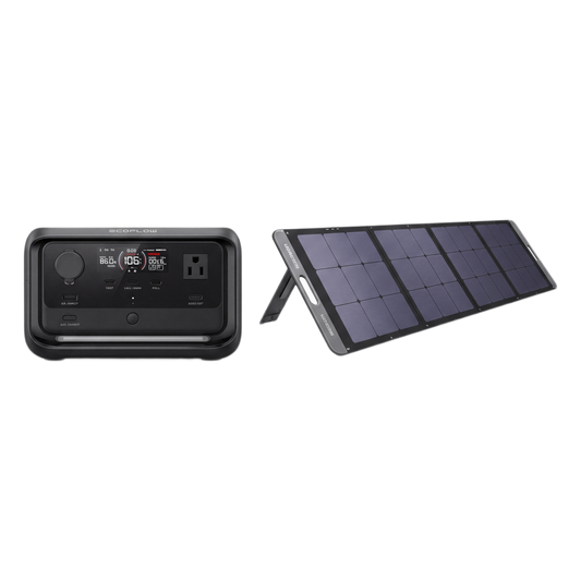 KIT DE PANEL SOLAR Y ESTACIóN DE BATERíA PORTáTIL