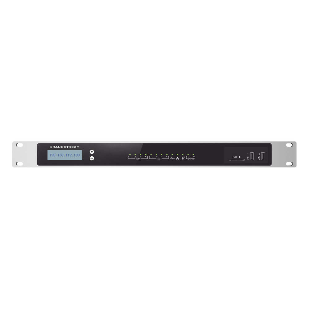Conmutador IP-PBX para hasta 2000 usuarios y 300 llamadas simultaneas, 4FXO, 4FXS,  para solución de comunicaciones unificadas y colaboración