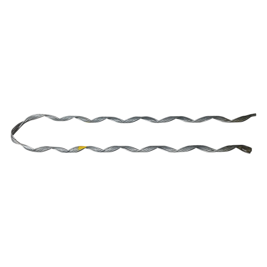 Remate Preformado de Acero Galvanizado para fibra Mini-ADSS, Diámetros 6-7 mm (Estructura de 4 hilos con Polvo Abrasivo)