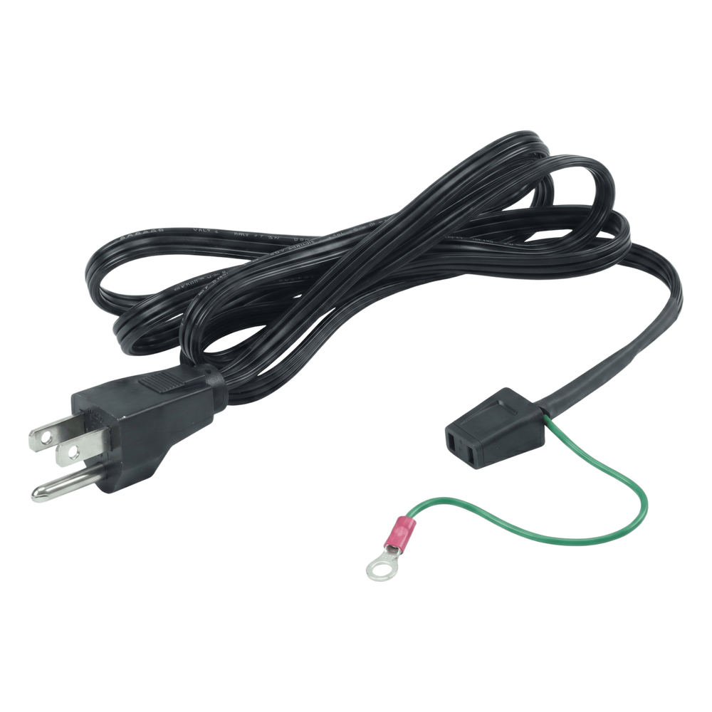 Cable de Alimentación para Ventilador / 1 Conector / 1.52 m (5 ft) / Cobre / Enchufe 3 Puntas con Tierra / Compatible con Ventiladores Compactos Hoffman