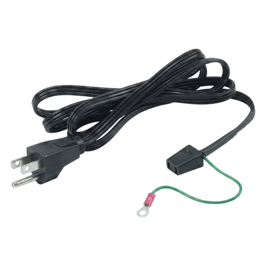 Cable de Alimentación para Ventilador / 1 Conector / 1.52 m (5 ft) / Cobre / Enchufe 3 Puntas con Tierra / Compatible con Ventiladores Compactos Hoffman