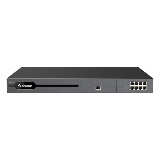 Conmutador IP PBX Enterprise Modular / 300 Extensiones Expansible a 500 / 60 Llamadas Simultáneas Expansible a 120 / Hasta 2 Puertos E1/PRI / Hot Standby / 16 Puertos FXO/FXS / Call Center y Omnicanal IA