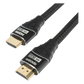 Cable HDMI de 1.8 Metros (5.91 Pies) | Alta Definición | Longitud | Versión 2.0 | Alta Velocidad 18Gbps | 4K@60Hz | Conectores Chapados en Oro | Tipo Redondo