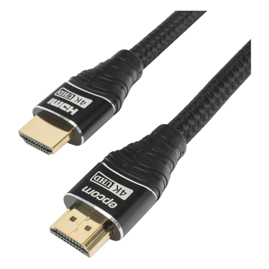 Cable HDMI de 1.8 Metros (5.91 Pies) | Alta Definición | Longitud | Versión 2.0 | Alta Velocidad 18Gbps | 4K@60Hz | Conectores Chapados en Oro | Tipo Redondo