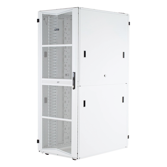 Gabinete FlexFusion para Centros de Datos, 42 UR, 600 mm de Ancho, 1070 mm de Profundidad, Fabricado en Acero, Color Blanco