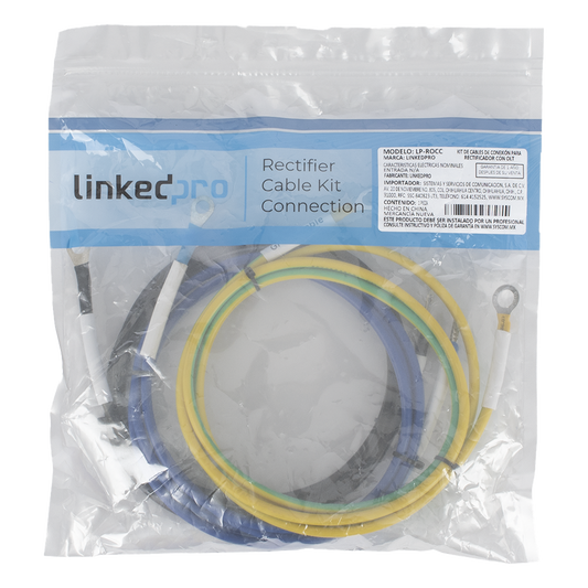 Kit de Cables de Conexión para Rectificador con OLT, 1.5 M (Compatible con rectificador LP-PSOLT-90A)