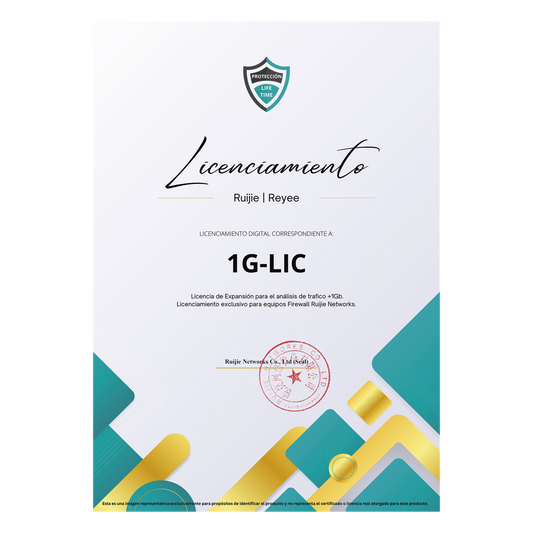 Licencia Perpetua para aumentar en 1Gb el análisis de trafico, Firewall modelo Z3200-S