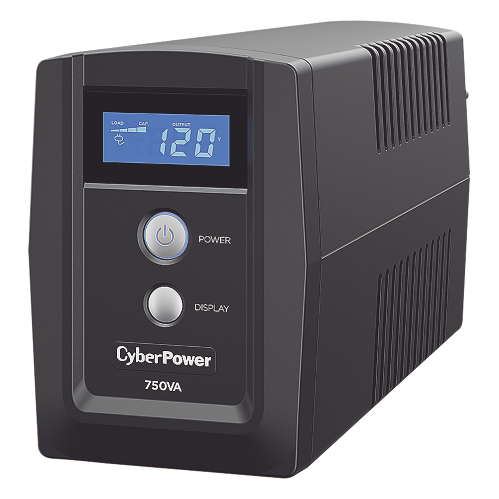 UPS de 750 VA/300 W, Topología Línea Interactiva, Entrada 120 Vca NEMA 5-15P, y 6 Salidas NEMA 5-15R, Con Regulador de Voltaje (AVR)