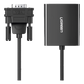VGA Macho / Salida: HDMI Hembra / Resolución de 1080P@60Hz / Puerto Estéreo de 3.5 mm / Plug and Play, Sin Controlador / Longitud del Cable 15 cm (5.91 Pulgadas). / Incluye Cable de Alimentación USB / Incluye Cable de Audio de 3.5mm.