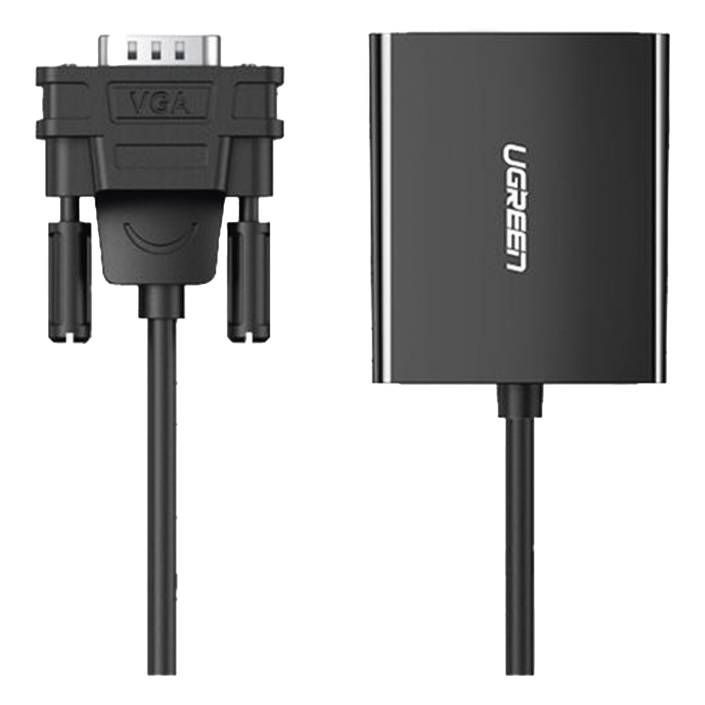VGA Macho / Salida: HDMI Hembra / Resolución de 1080P@60Hz / Puerto Estéreo de 3.5 mm / Plug and Play, Sin Controlador / Longitud del Cable 15 cm (5.91 Pulgadas). / Incluye Cable de Alimentación USB / Incluye Cable de Audio de 3.5mm.