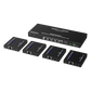Kit Divisor y Extensor HDMI | 1x4 | Hasta 70 m |Resolución 4K @ 60 Hz |  Cat 6/6a/7 | IPCOLOR | CERO LATENCIA  | EDID | RS232 | Salida Loop / PoC
