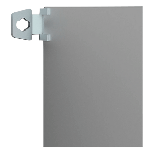 Soporte de Montaje en Pared para Gabinetes NEMA / Brackets Externos AW / Acero Suave Zincado 3 mm / 36x76x21 mm (1.42x2.99x0.83 in) / Incluye 4 Unidades con Accesorios / Mantiene Protección NEMA / IP
