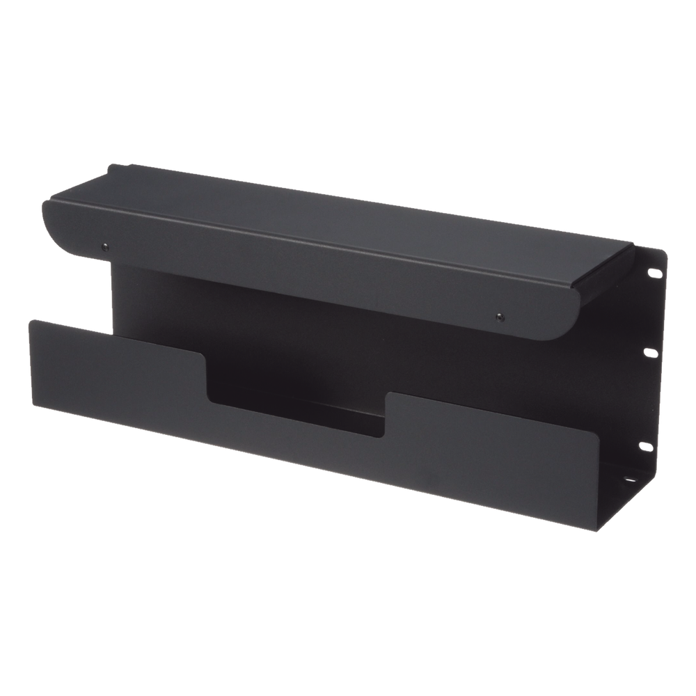 Accesorio Pasacables Para Rack Estándar de 19 in, 4 UR, Capacidad de 260 Cables Cat6, 4.5 in de Profundidad, Color Negro