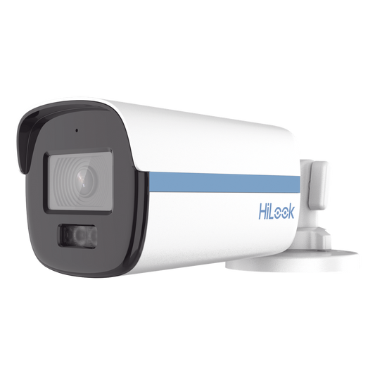 [Dual Light + ColorVu] Bala TURBOHD 3K / 5 Megapixel / Lente 3.6 mm / Audio por Coaxitron / 40 mts IR + 40 mts Luz Blanca / Exterior IP67 / Metal / dWDR