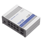 Switch Industrial No-Administrable 8 puertos Gigabit PoE 802.3af/at, 2 puertos SFP