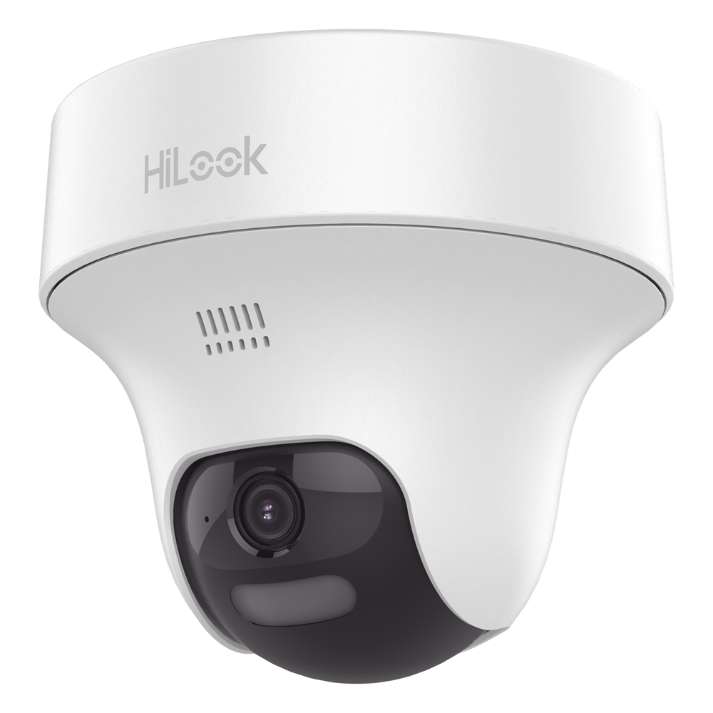 [Audio Bidireccional + Dual Light + ColorVu] PT TURBOHD 3K (5 Megapíxel) / Lente 3.6 mm / 25 mts IR EXIR + 20 mts Luz Blanca / Micrófono y Bocina Integrado  / dWDR / Uso Interior / Plástico