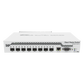 (CRS309-1G-8S+IN) Switch administrable Sistema Operativo Dual, puerto 1G Rj45, 8 puertos 10G SFP+ para Escritorio