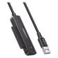 Cable Adaptador SATA a USB 3.0 | SATA 3.0/2.0 | Soporta HDD y SSD de 2.5" | Soporta S.M.A.R.T, TRIM, UASP | No Requiere Adaptador de Corriente | Cable 50 cm.
