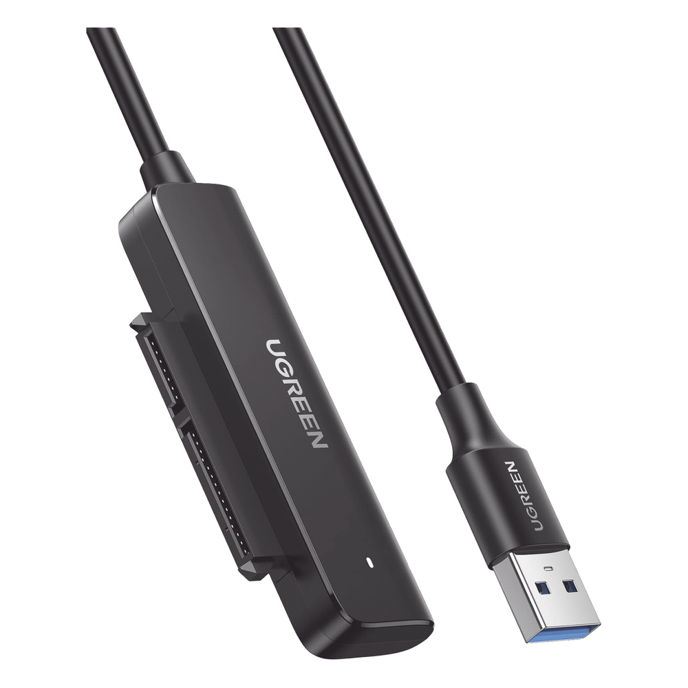 Cable Adaptador SATA a USB 3.0 | SATA 3.0/2.0 | Soporta HDD y SSD de 2.5" | Soporta S.M.A.R.T, TRIM, UASP | No Requiere Adaptador de Corriente | Cable 50 cm.
