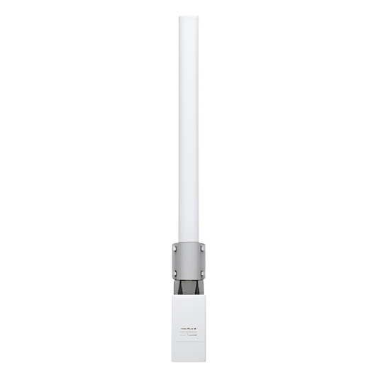 Antena omnidireccional, potente cobertura de 360°, doble polaridad MIMO 2x2, frecuencia 5 GHz (5.45-5.85 GHz) de 10 dBi