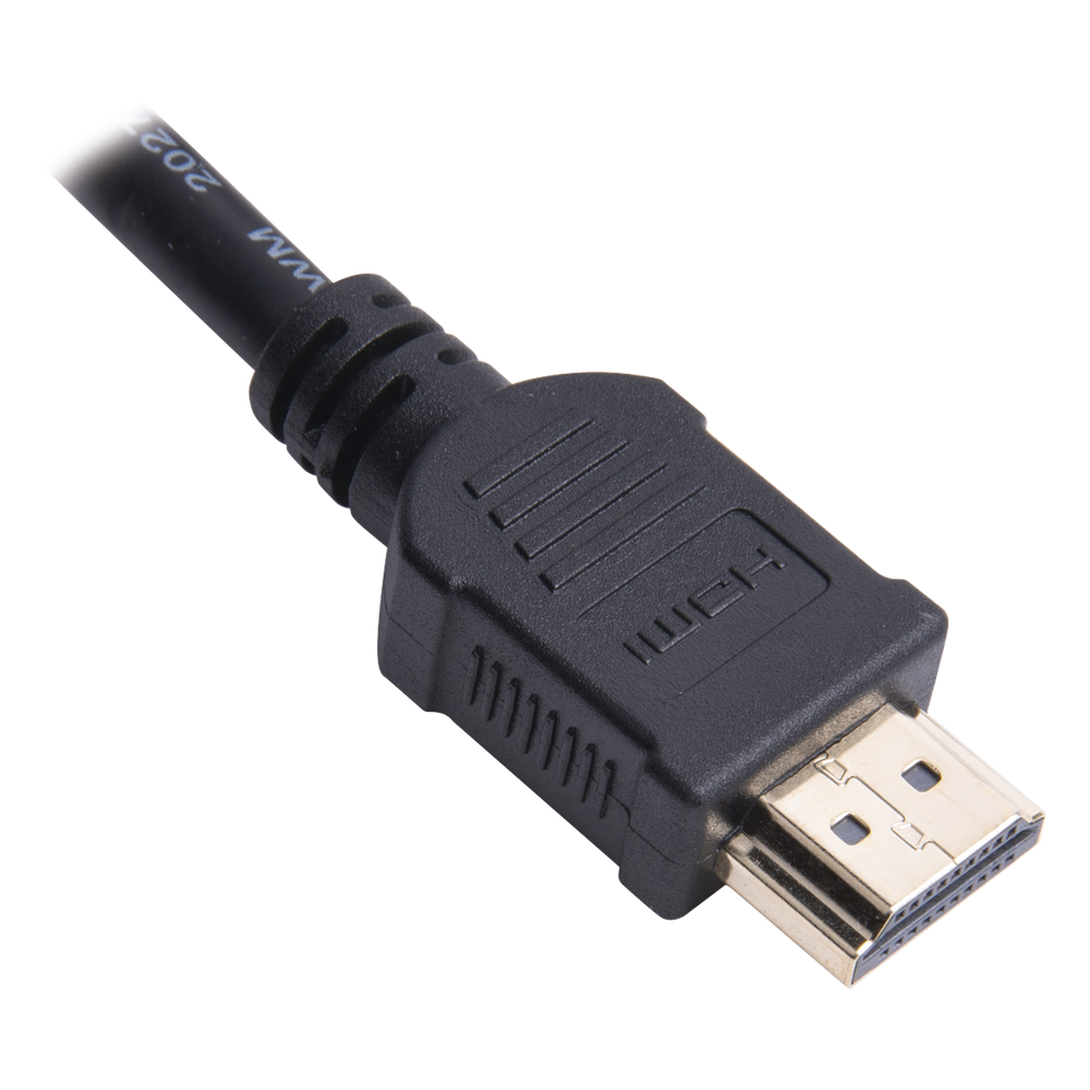 Cable HDMI de 1.8 Metros (5.91 Pies) (High Speed) / Resolución 4K / Soporta Canal de Retorno de Audio (ARC)/ Soporta 3D / Blindado para Reducir Interferencia / Chapado en Oro / Alta Resistencia y Durabilidad