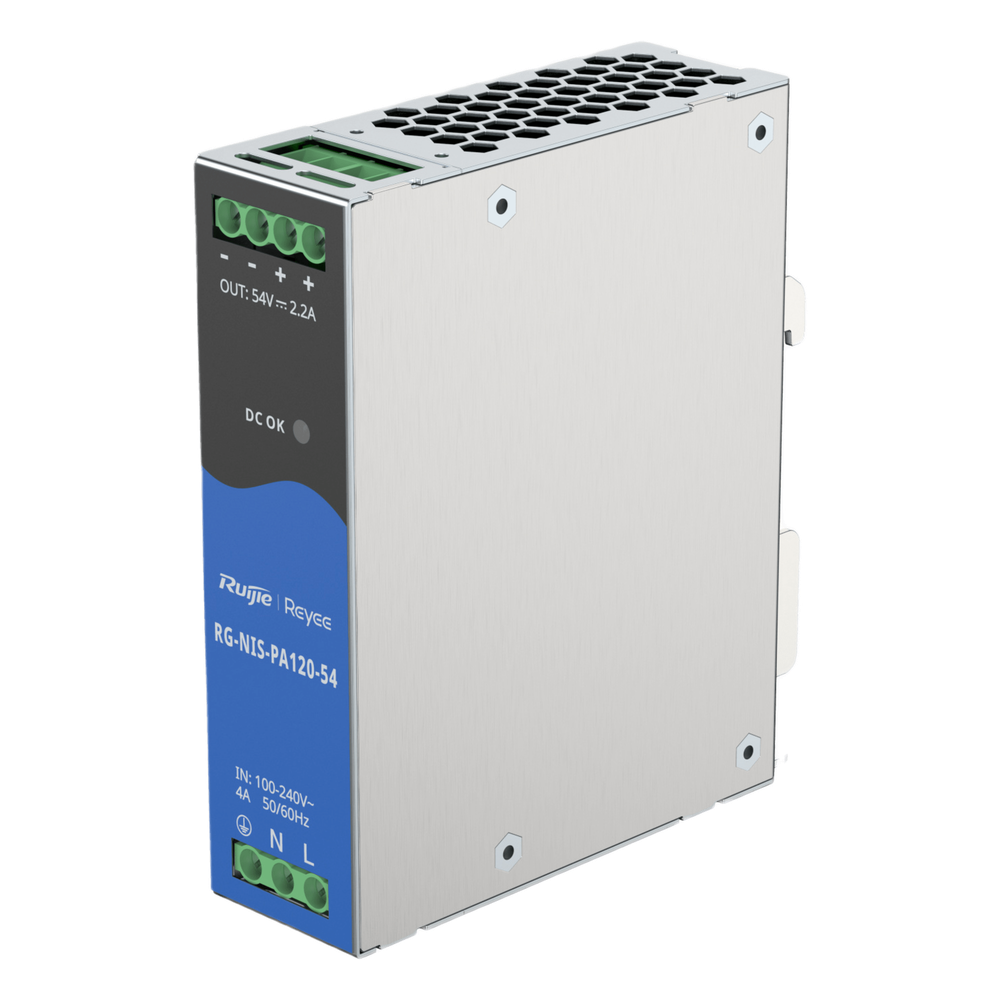 Fuente de Alimentación AC/DC 120W DIN-RAIL para Switch Industrial