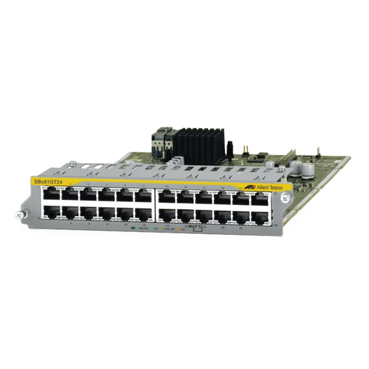 Tarjeta de línea Ethernet 10/100/1000T de 24 puertos PoE+, para SBx8100 Series