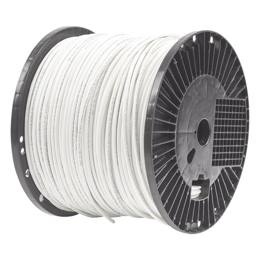 Bobina de Cable UTP de 4 Pares, Vari-MaTriX HD, Cat6A, 23 AWG, CMR (Riser), Color Blanco, 305 Metros (1000 Pies)