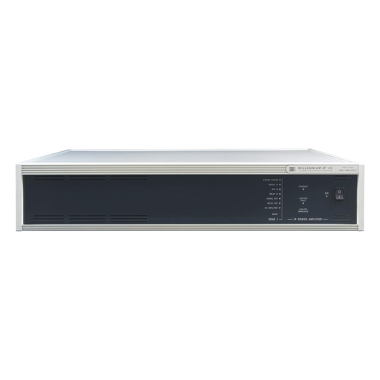 ETAPA DE POTENCIA DIGITAL 1x240W 100V  MILLENNIUM IP CON CONECTIVIDAD IP LAN, SUPERVISON, CALIDAD DE SONIDO HQ PARA 1 ZONA, EN FORMATO RACK 2U