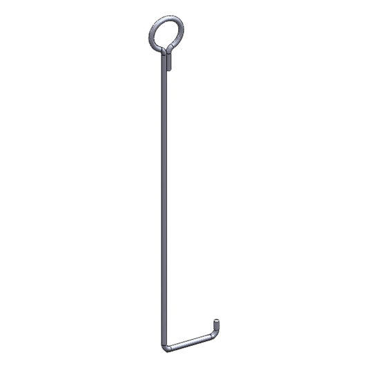 Ancla de piso para retenida para torre de 45 m, tipo piso con galvanizado por electrólisis
